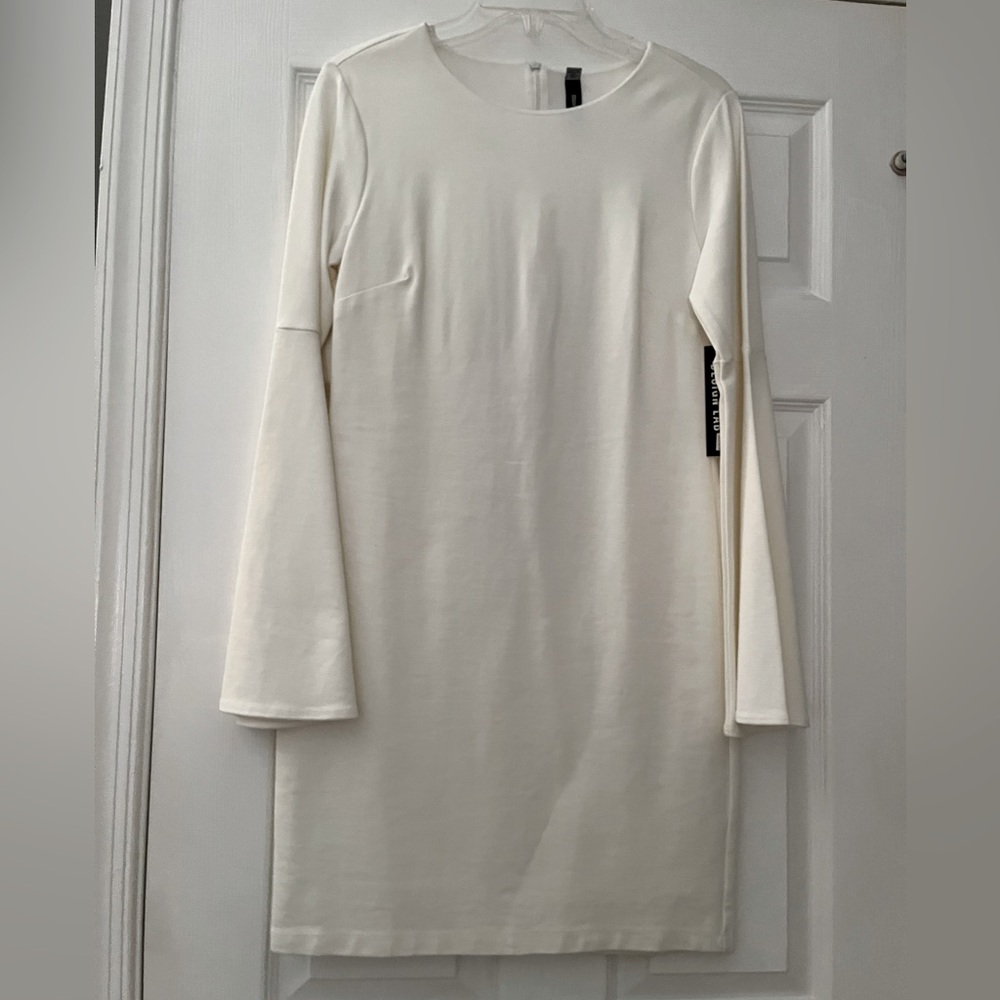NWT - design lab by Lord & Taylor off white mini dress